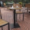 Flash Furniture Natural/Gray 24 Inch Round Outdoor Patio Table SB-TB106-NAT-GG - alternate 1